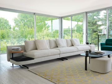 IKON - 3 seater sectional fabric sofa by CTS SALOTTI - view 2